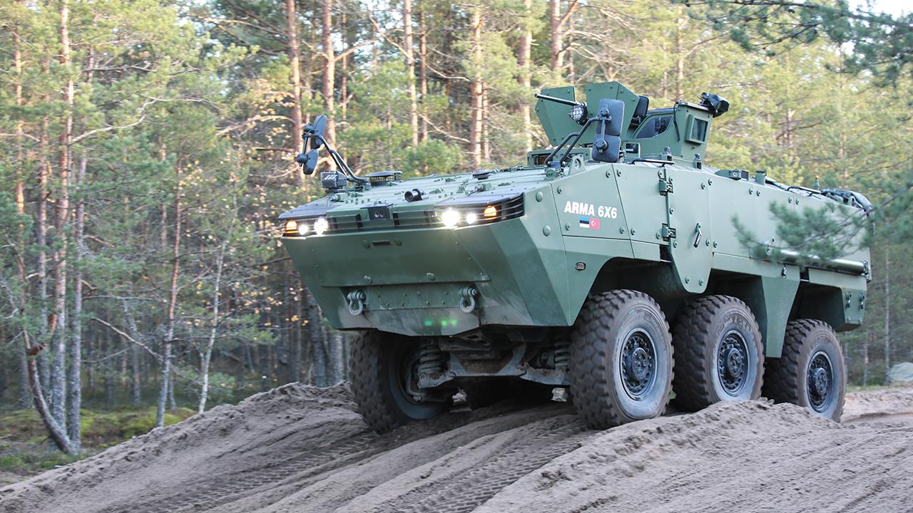 Türk zırhlısı ARMA 6x6 Avrupalı rakiplerini geride bıraktı
